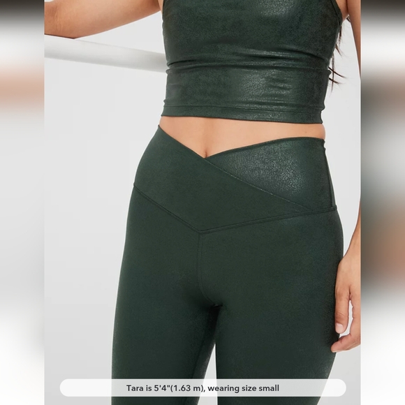 OFFLINE The Hugger Crossover High Waisted Crackle Legging NULL Sycamore M - Picture 2 of 11